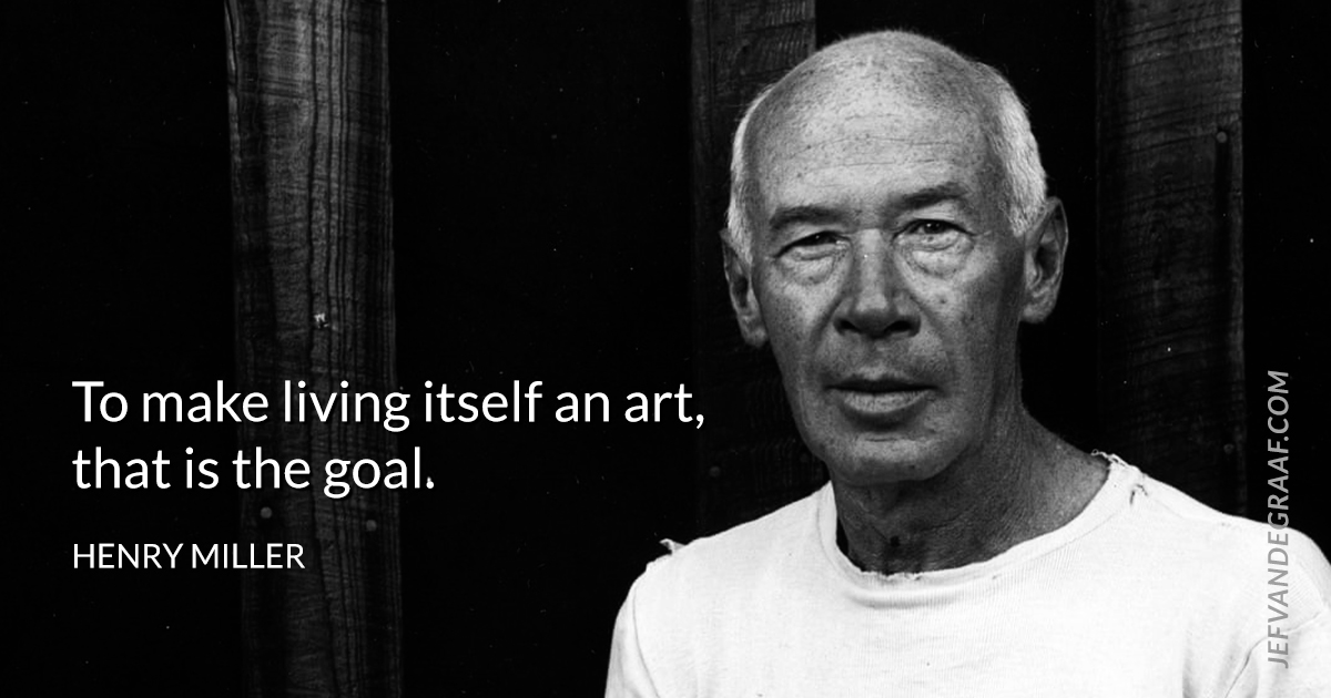 Henry Miller's 10 Rules for Working Effectively