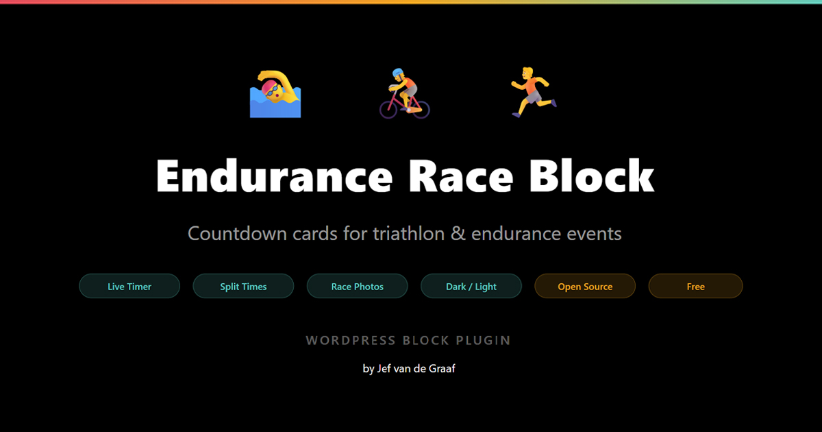 How I Built a WordPress Block with AI for My Race Calendar (and Why I Open-Sourced It)