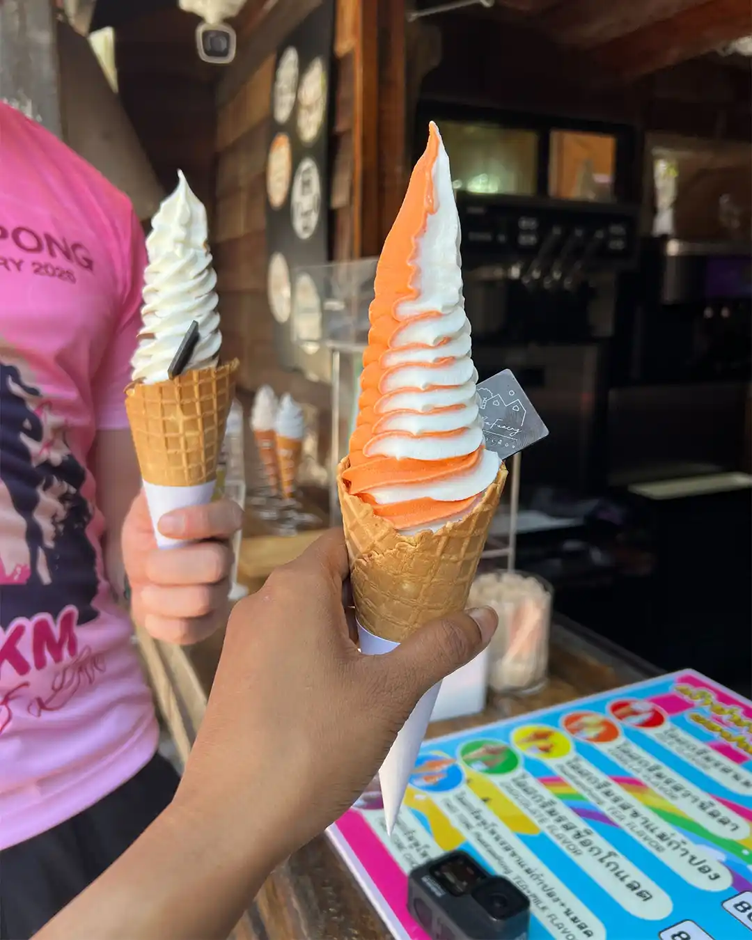 Best ice cream in Mae Kampong Village