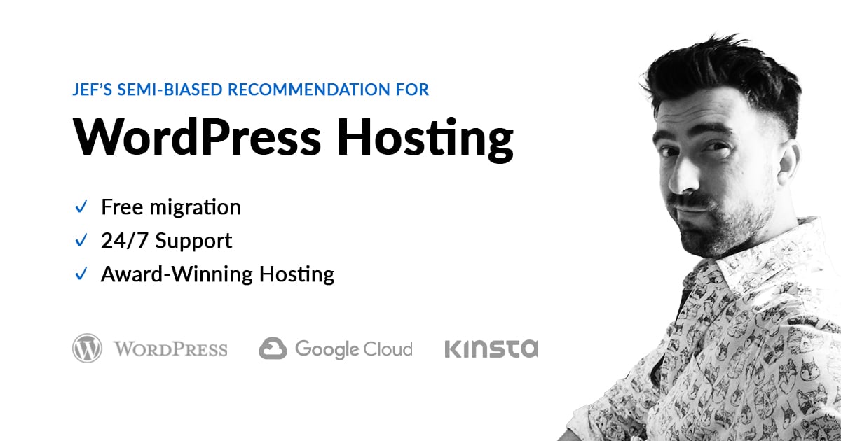 Jef's WordPress Hosting Recommendation