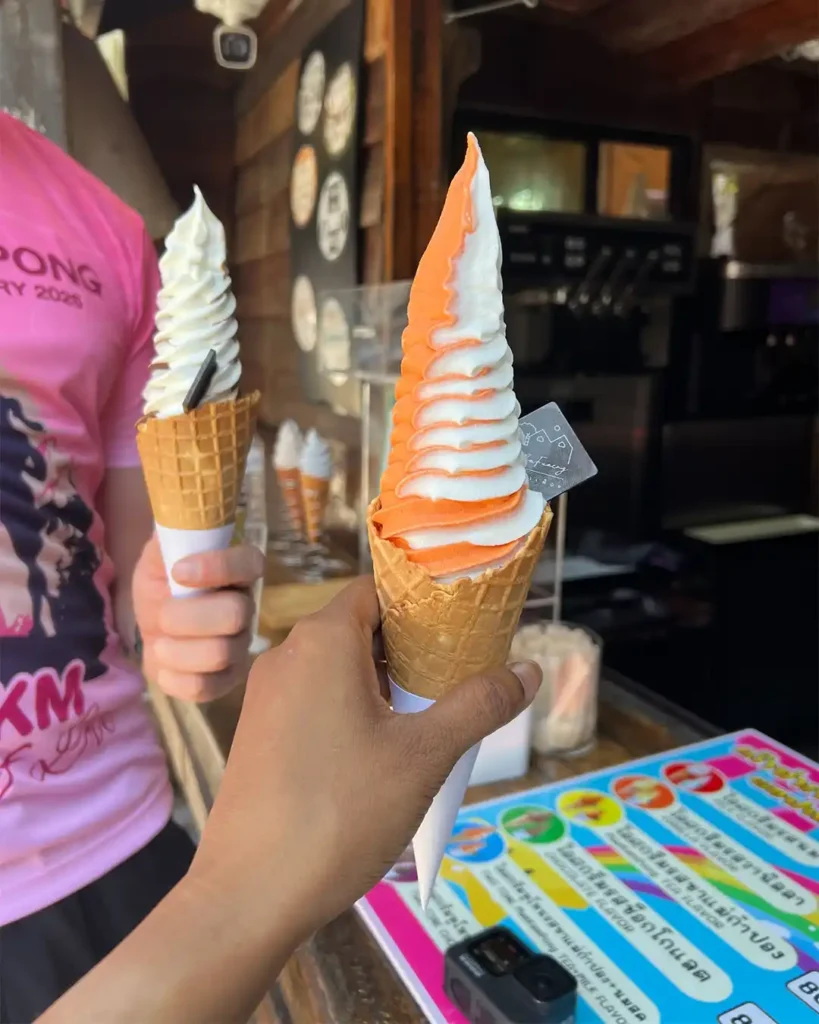 Best ice cream in Mae Kampong Village