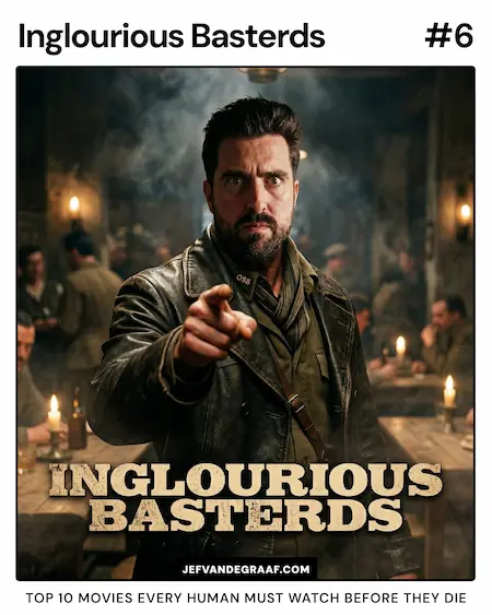 #6 - Inglourious Basterds (Top 10 Movies)